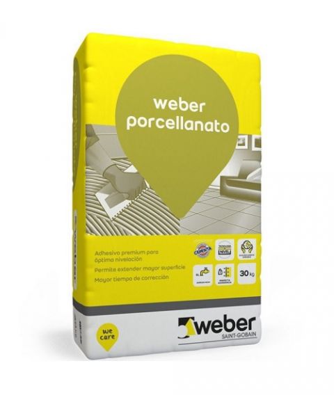 Weber Ferma Porcellanato bolsa x 30 kg 