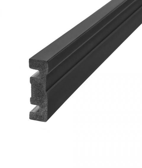 Atrim Contramarco Line Eps Negro Mate 50x15Mm x2.5 Mt