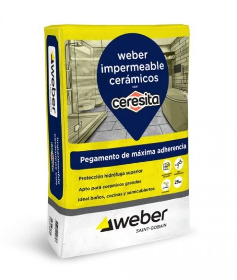 Weber Impermeable con Ceresita x 25 kg 