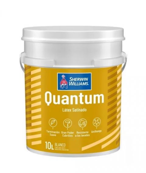 Quantum Látex Satinado Lavable x 10 L