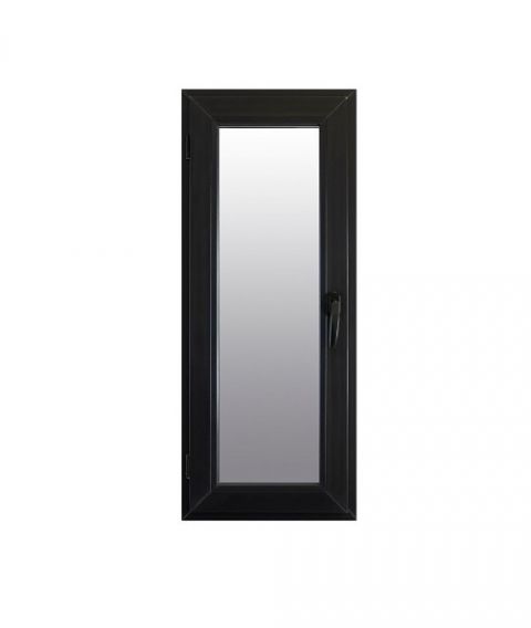 Ventana Raja Pvc Jet Black 0.45x0.90 Izq Nexo