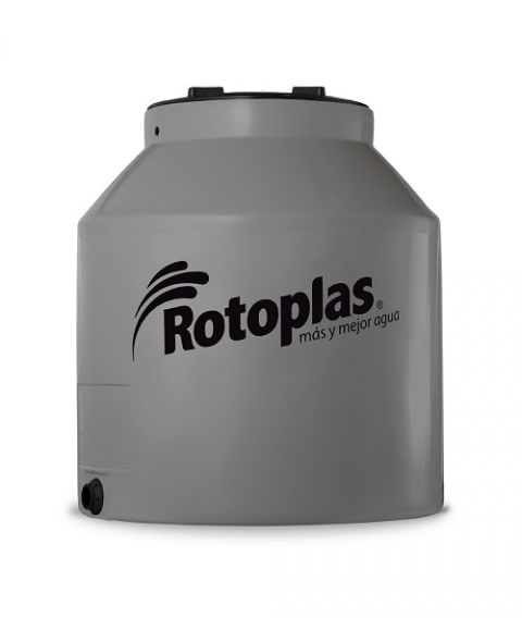 Tanque gris plata s/flotante 400 litros Tricapa Rotoplast