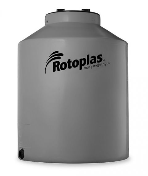 Tanque gris plata s/flotante 1100 litros Tricapa Rotoplas