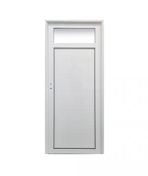 Puerta Aluminio 0,80x2,00 Tabular 1/4 V/Der 36mm Herfasa