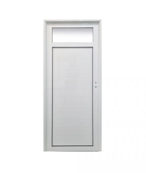 Puerta Aluminio 0,80x2,00 Tabular 1/4 V/Izq 36mm Herfasa