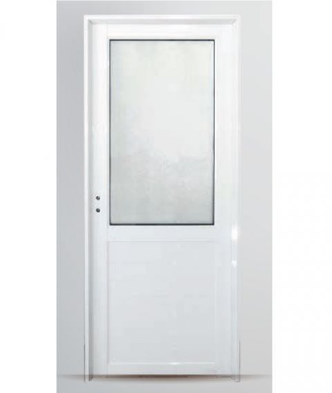 Puerta Aluminio 0,80x2,00 Tabular 1/2 V/Der 36mm Herfasa