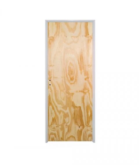 Puerta Placa 0,85x2,00 Der Marco de aluminio Muro 7 Cm Herfasa