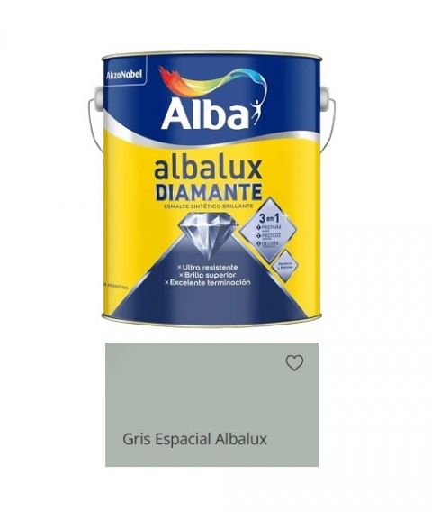 Albalux Diamante 3 en 1 Gris Espacial 1 L