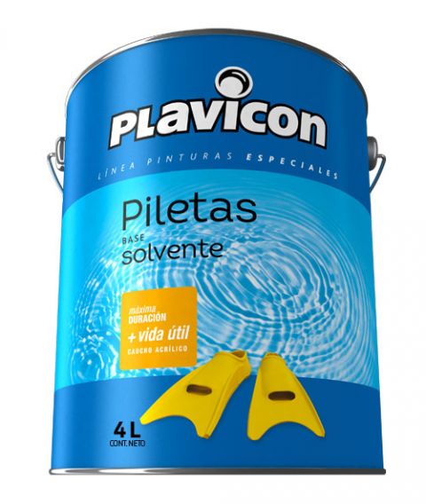 Plavicon Piletas Solvente Azul X 4 Lts