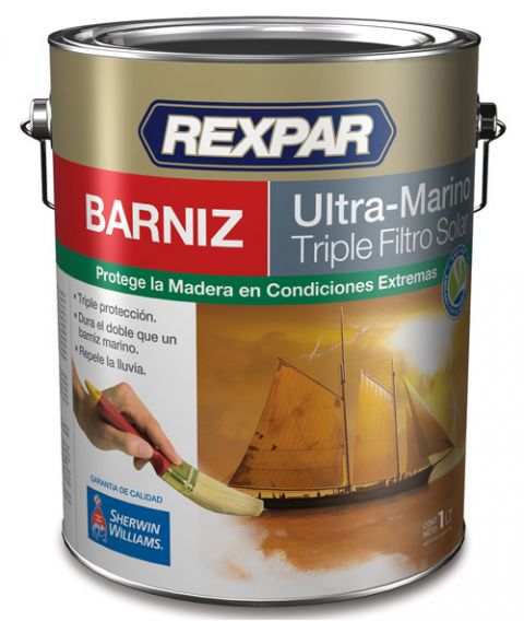 Rexpar Barniz Triple Filtro Brillante X 1L