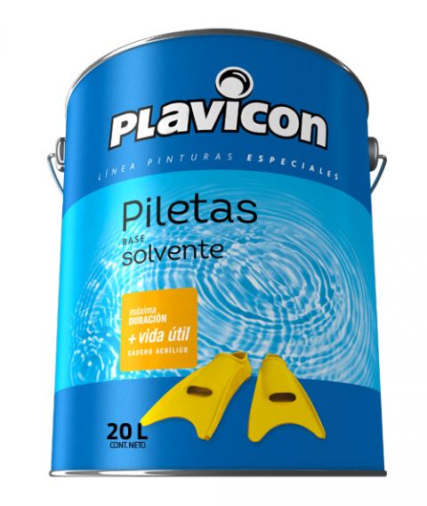 Plavicon Piletas Solvente Blanco X 20 Lts