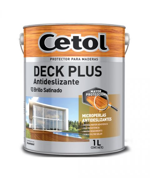 Cetol Deck Plus Antideslizante Natural X 1lt