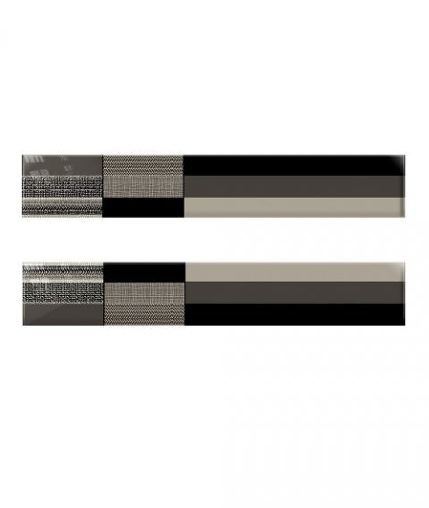 Guarda Textil New Black Vidrio 4.75x29.7 cm c/u