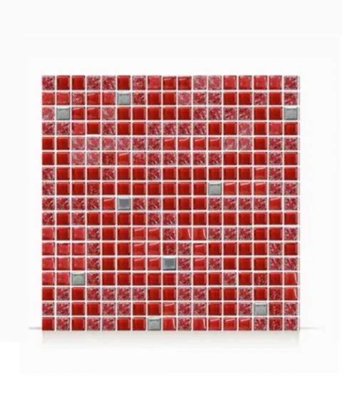 Mosaico Crac Rojo 30x30 cm c/u