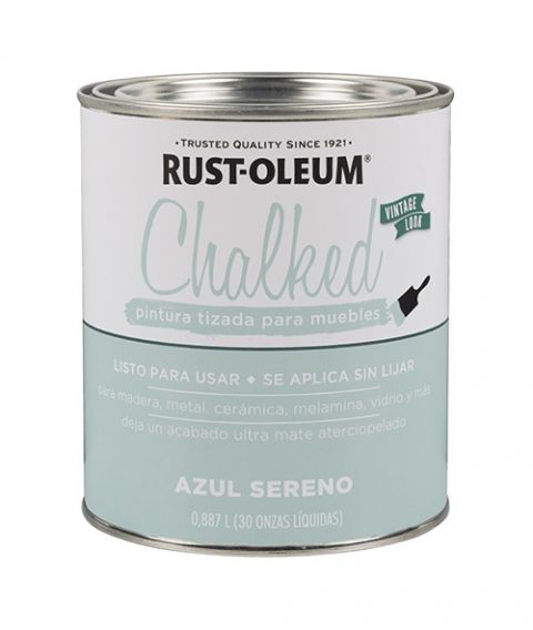 Rust-Oleum Chalked Brochable Azul Sereno 0,887 L