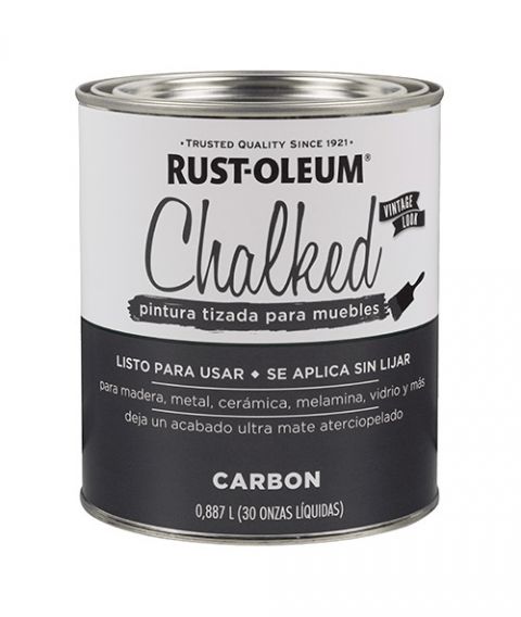Rust-Oleum Chalked Brochable Gris Carbon 0,887 L