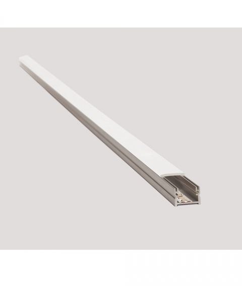 Atrim Lumiere Listello LED Simple x 2.5m Aluminio Cromo Mate Cód. 3943