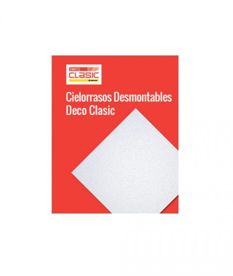 Placa Cielorraso Desmontable Deco Clasic Borde Recto 60cmX1